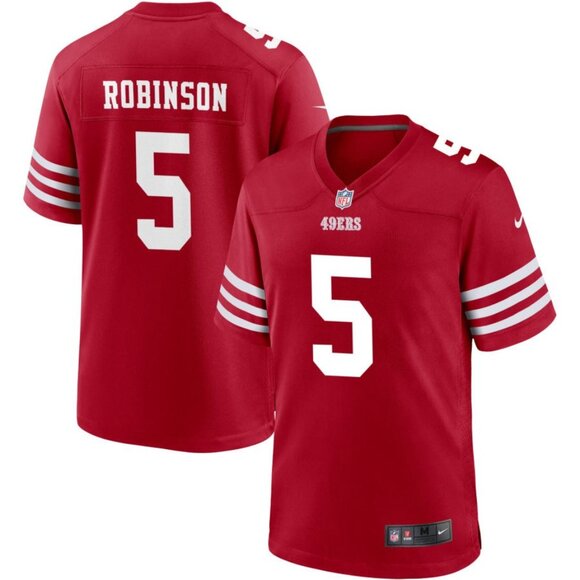 Mens Youths Kids Womens Demarcus Robinson Red Vapor Stitched Jersey